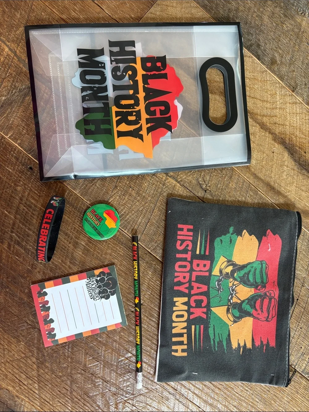 Black History Month Gift Set - Black, Red, Green & Yellow